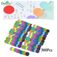 สติกเกอร์ดัชนี360x Dolity เขียนรอบบันทึกย่อช่วยเตือนสำหรับไฟล์เอกสารแคตตาล็อก