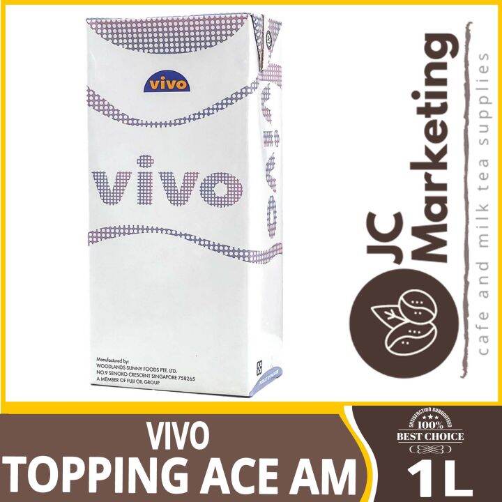 Vivo Topping Ace Am 1L can use for Whipping Cream & Milk Alternatives