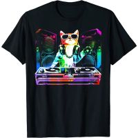 HOT ITEM!!Family Tee Couple Tee New Arrivals Adult Men Women HOUSE Cat T-Shirt (New DJ Cat Kitty) T-Shirt Christmas Gift