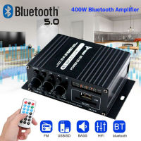 AK-370 400W Bluetooth Power Amplifier HiFi Stereo Home Audio Digital Car Amp MP3 MIC