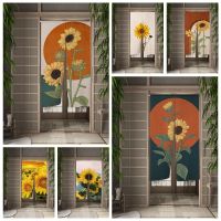 【YD】 Door Curtain Partition Half-Hanging Curtains Office Bedroom Doorway rideau de porte