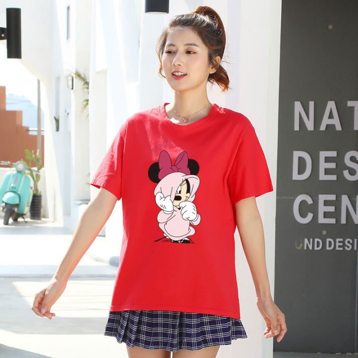 เสื้อยืดแขนสั้นพร้อมส่ง-10สี-ลายการ์ตูน-ขายดีตามเทรนต์-ลายน่ารัก-สีสันสดใส่น่ารัก-ใส่ได้ทั้งหญิงและชาย-s-3xl-ปลีก-ส่ง-bk-478