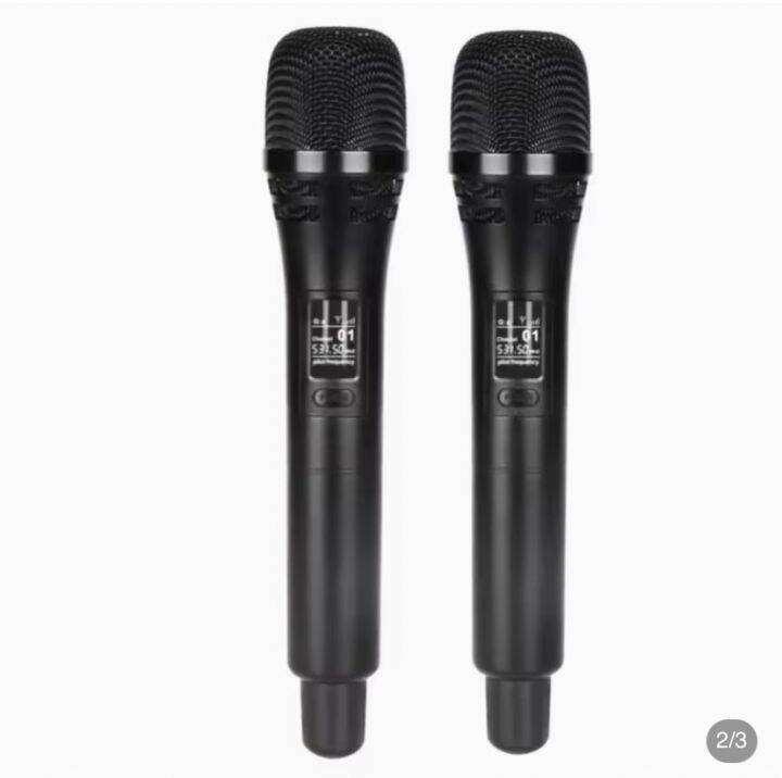 mbv-ไมโครโฟน-ไร้สาย-ไมค์ลอยคู่-เสียงดี-wireless-microphone-uhf-รุ่น-m-55-pt-shop