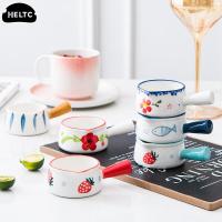 【2023】Multifunctional Mini Ceramic Milk Cup Creamer Jug Seasoning Dish Small Ceramic Coffee Milk Pitcher Vinegar Sauce Cup With Handle