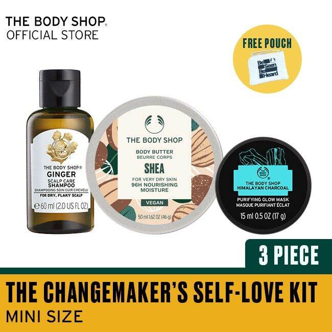 The Body Shop Changemaker's SelfLove Kit Ginger, Shea & Himalayan