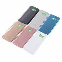 【✲High Quality✲】 diyi45718 ตัวเรือนกระจก G930f S7ฝาหลังประตูหลังสำหรับ G935f Samsung S7 Edge กาวสติ๊กเกอร์3ม.