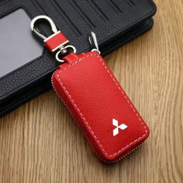 New Genuine Leather Car Key Holder Case Key Chain Wallet Bag Cover