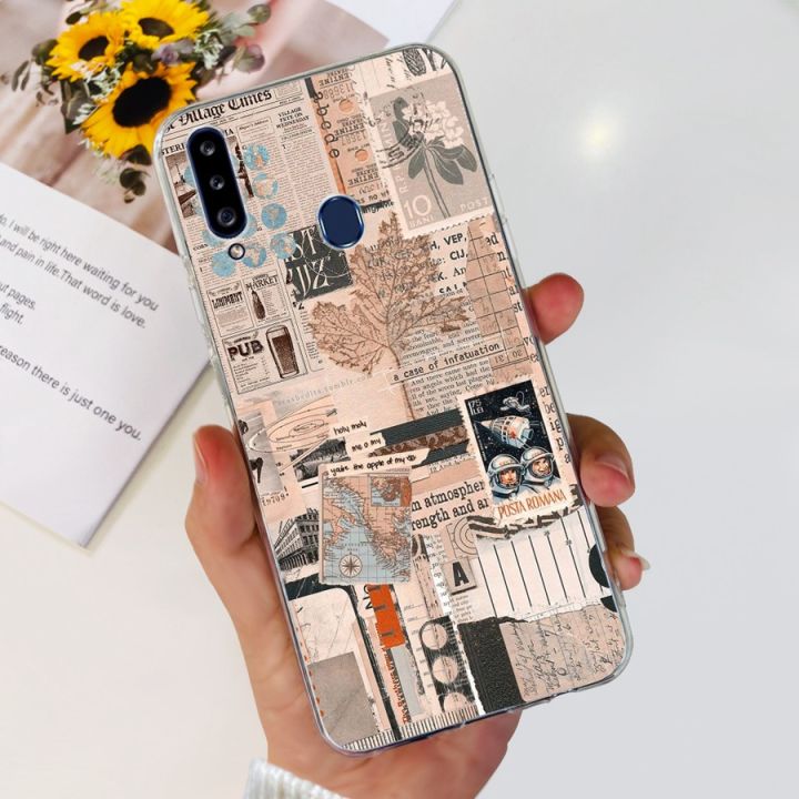 2023เคสสำหรับ-samsung-galaxy-a20s-เคสโทรศัพท์สุดหรูสำหรับ-samsunga20s-a207f-เคสนุ่มคลุมหลังซิลิโคน