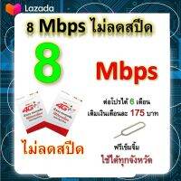 ซิมโปรเทพ 8  Mbps ไม่ลดสปีด เล่นไม่อั้น +โทรฟรีทุกเครือข่ายได้ แถมฟรีเข็มจิ้มซิม