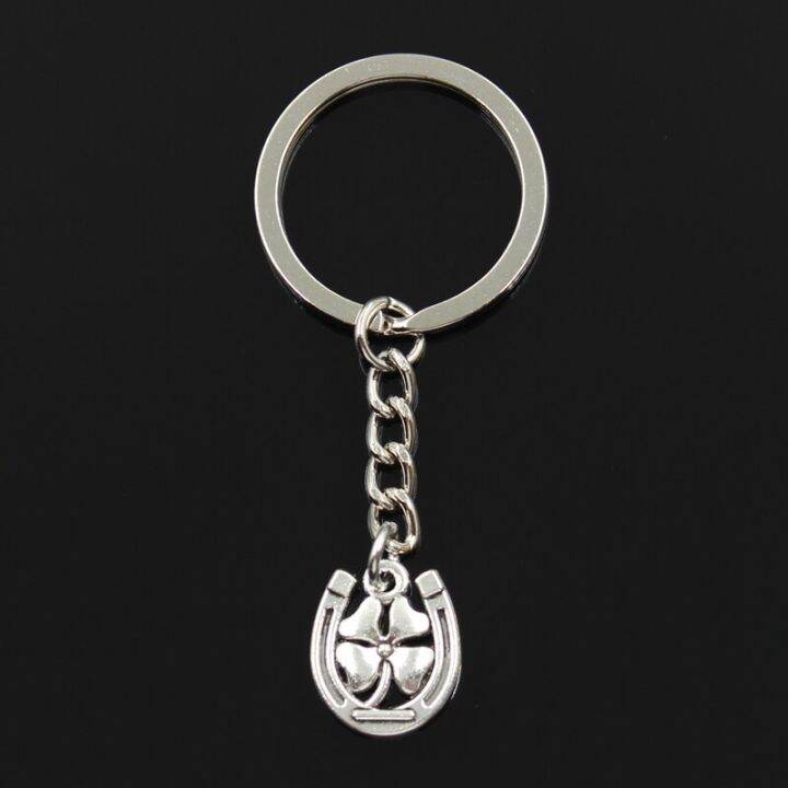 new-fashion-keychain-18x15mm-horseshoe-lucky-clover-pendants-diy-men-jewelry-car-key-chain-ring-holder-souvenir-for-gift-key-chains