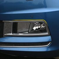 Untuk ไฟตัดหมอก Volkswagen Touran 2017 2018,2019 ABS โคมไฟ Kabut Depan Krom Penutup Lampu Kabut Aksesori Eksterior Bezel Foglem Mobil