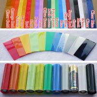 20pcs AA แบตเตอรี่ PVC ความร้อนหดท่อกว้าง 23 มม.ยาว 53 มม.ฉนวนฟิล์มห่อป้องกันกรณี Pack สายไฟ-ferrutghggf