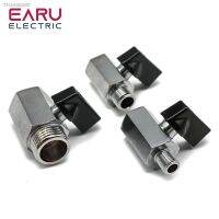 ▨✣ Brass Ball Valve 1/8 1/4 3/8 1/2 BSP Threaded Mini Male To Female Air Compressor Water Gas Oil Shut Off Valve