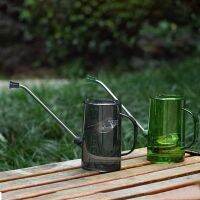 【CW】 1000ml Watering Can with Sprinkler Nozzle Mouth Transparent Scale Potted Irrigation Pot Garden Supplies