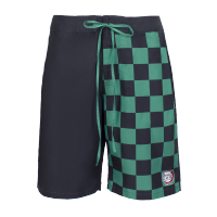 GRAND S PORT : กางเกง Beach #Demon Slayer รหัส : 342242  (สีดำเขียว)