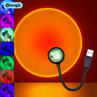 Led USB Sunset Light Mobile Phone Self Photography Light Rainbow Neon Night Light Projector Photography Wall Atmosphere Lights