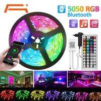 【cw】 LED Strip LightsBluetooth App Control  RGB LED Lightwith 44 Keys RemoteFlexible Colorful LED Tape for Bedroom Home Decoration