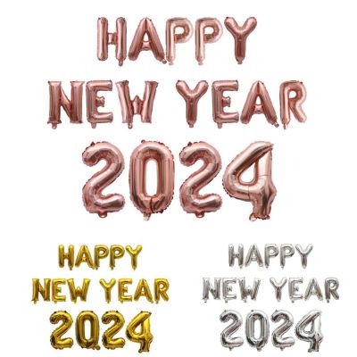 COORDINATE 16นิ้วค่ะ ลูกโป่งตัวอักษรและตัวเลข สวัสดีปีใหม่2023 เป่าลมได้ ลูกโป่งฟอยล์หลากสี ทองเงินโรสโกลด์ อุปกรณ์ปาร์ตี้ปาร์ตี้ ชุดลูกโป่ง เฉลิมฉลองปีใหม่