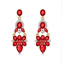 1 Pair Jewelry Earrings Long Chandelier Earrings Crystal Earrings for Women Wedding Jewelry Accessories Gifts Style B