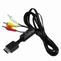 【】 Lanka Retail Pvt Ltd Audio Video AV Cable Cord Wire To 3 For For For PS For PS2 For PS3 Hot