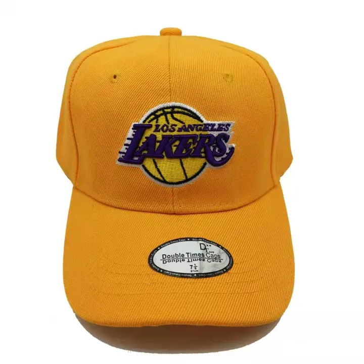 yellow lakers dad hat