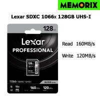 ถูกที่สุด ของแท้ Original Lexar 128GB Professional 1066x SDXC UHS-I Card Silver Series (Read 160 Write 120MB/s)