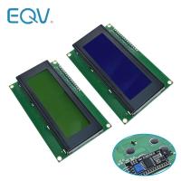 EQV IIC / I2C / TWI 2004 โมดูล LCD แบ็คไลท์สีน้ําเงินเขียวอนุกรมสําหรับ Arduino UNO R3 MEGA2560 20 X 4 LCD2004