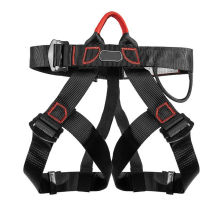 【 Cw】professional กีฬากลางแจ้งเข็มขัดนิรภัย Rock Mountain Climbing Harness เอวสนับสนุน Half Body Harness Aerial Survival