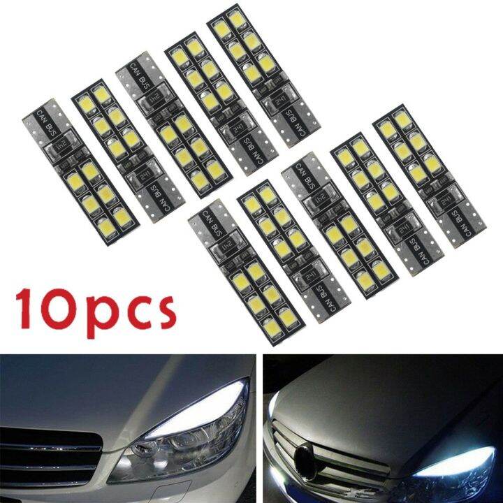 10pcs White NO ERROR Eyebrow Eyelid Lights For LED Mercedes-Benz W204 ...