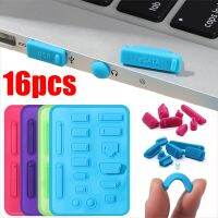 16pcs Silicone Anti-Dust Plugs Data Port USB Protector Set Laptop Universal USB Dust Plug PC Computer Interface Waterproof Cover