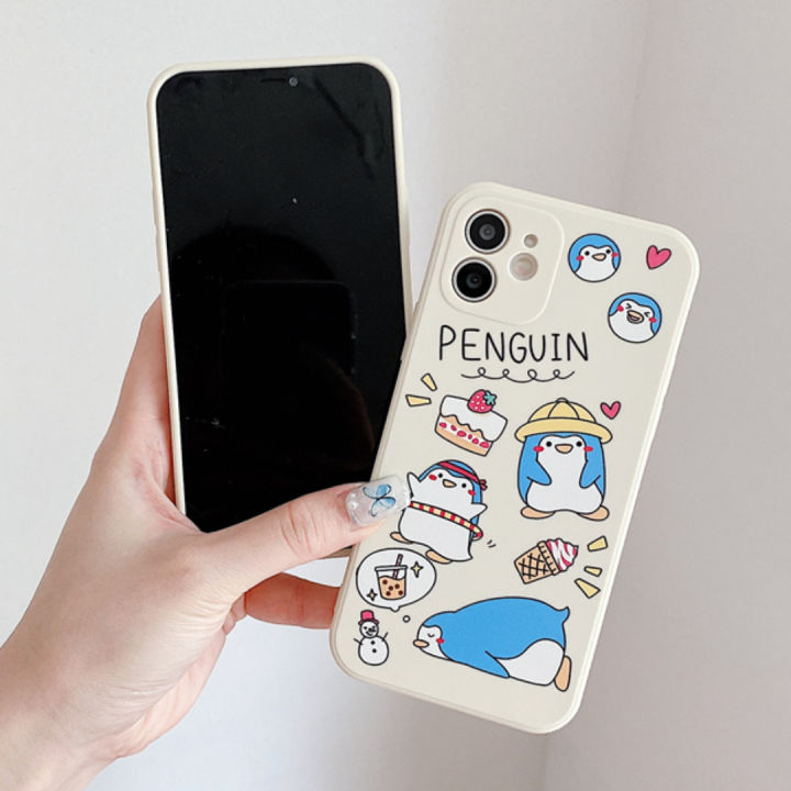 เคสโทรศัพท์เพนกวินน่ารักสำหรับ-tecno-pova-3-spark-10-pro-6-go-2023-8c-8p-7t-camon-18p-pop-5-lte-ฝาหลังชิบะอินุสัตว์