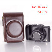 คุณภาพสูง PU หนังกระเป๋ากล้องสำหรับ Leica D-Lux 6 D-Lux5 D6 D5 D-LUX4แบบพกพากระเป๋า Protector