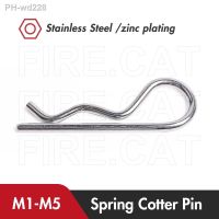 Stainless Steel Cotter Split Clips Pins 1/1.2/1.6/1.8/2/2.5/3/4/5 mm Fixing Hitch R Pin Zinc Steel Hairpins Beta Safety for Car