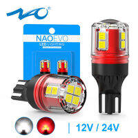 NAO W16W LED Lights T15 T16 12V 24V 2000Lm Car Backup Bulb White Red 912 For Bmw e46 e90 e39 Auto Reverse Tail Lamp Accessories