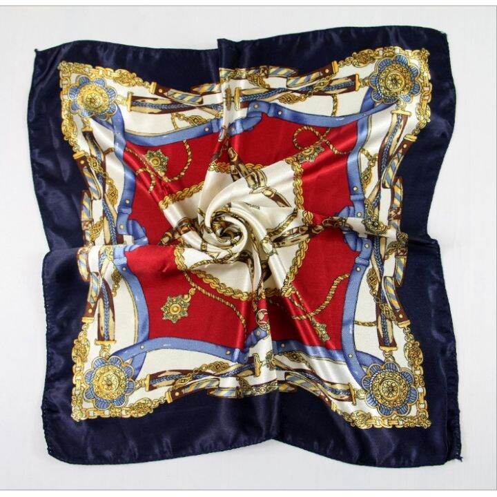 Silk Bandana Top Tube Scarp Scarf Bandana for Women Elegant Square Top