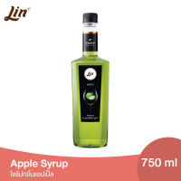 ลิน ไซรัป กลิ่นแอปเปิ้ล น้ำเชื่อมสำหรับมิกซ์ดริ๊งค์ (ขนาด 750 มล.) Lin Fruit Flavored Syrups (Apple)