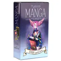 Mystical Manga Tarot Cards Party Tarot Deck Supplies ภาษาอังกฤษ PDF Board Game Party Playing Cards