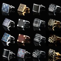 New high quality polished rubber retro pattern Cufflinks fashion men 39;s French shirt Cufflinks wholesale / retail