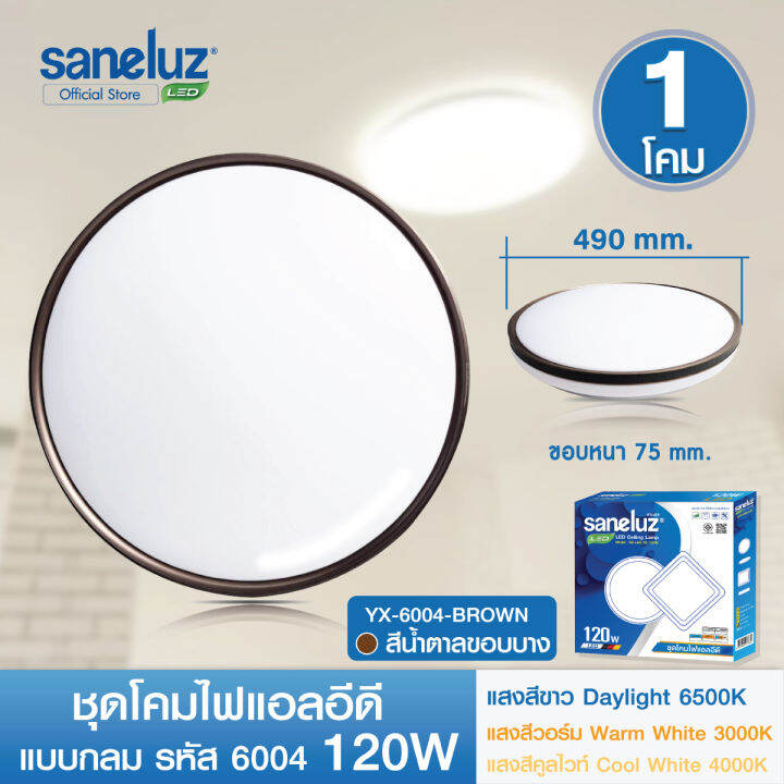 saneluz-โคมซาลาเปา-โคมไฟติดเพดาน-120w-led-รูปทรงกลม-และทรงสี่เหลี่ยม-เปลี่ยนสีได้-ด้วยสวิตซ์-เปิด-ปิด-คือแสงสีขาว-แสงคูลไวท์-แสงสีวอร์ม-led-vnfs