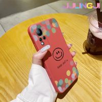 Jlingji เคสสำหรับ Infinix Note 11 Note 12 G96เคสแฟชั่น Keep Smile Pattern เคสโทรศัพท์ดีไซน์ใหม่บางสวยงามปกป้องขอบสี่เหลี่ยมเคสนิ่มฝาครอบปลอกซิลิโคนเคสกันกระแทก