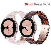 ■✑✲ 20mm Resin Band Loop For Samsung Galaxy Active 2 40 44mm Bracelet Strap Correa For Watch 3 41mm 4 Classic 42 46mm 5 Pro 45mm