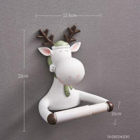 Nordic Modern Elk Tissue Rack Home Decoration Napkin Holder Bathroom Decoration Supplies Wall Decoration Tissue Box Holder