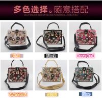 Womens Fashion Velvet Handbag Shoulder Messenger Bag Hand Dress Dinner Diamond Handbag Ladies Bag