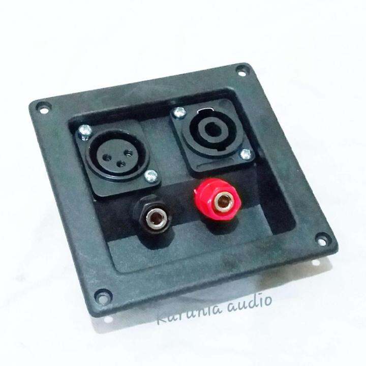 Terminal Box Speaker Binding post cannon speakon Lazada Indonesia