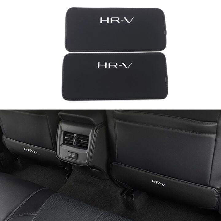 for-v-vezel-2022-car-seat-back-anti-kick-cushion-pad-rear-seat-passenger-anti-dirty-kick-pad-pu-leather-mats