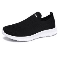 Men Vulcanize Shoes Mesh Men Shoes Lightweight Comfortable Mens Sneakers  Autumn Fashion Slip On Flats Shoes Male Loafers