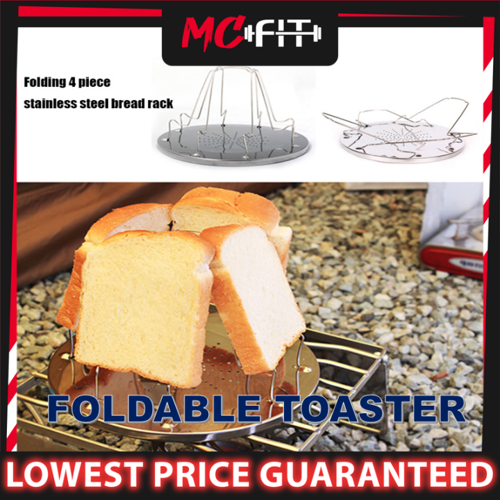MCFIT Camping Grill Bread Toaster Tempat Pembakar Roti Foldable Toaster
