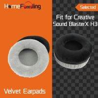 ✕ Homefeeling Earpads for Creative Sound BlasterX H3 Headphones Earpad Cushions Covers Velvet Ear Pad Replacement