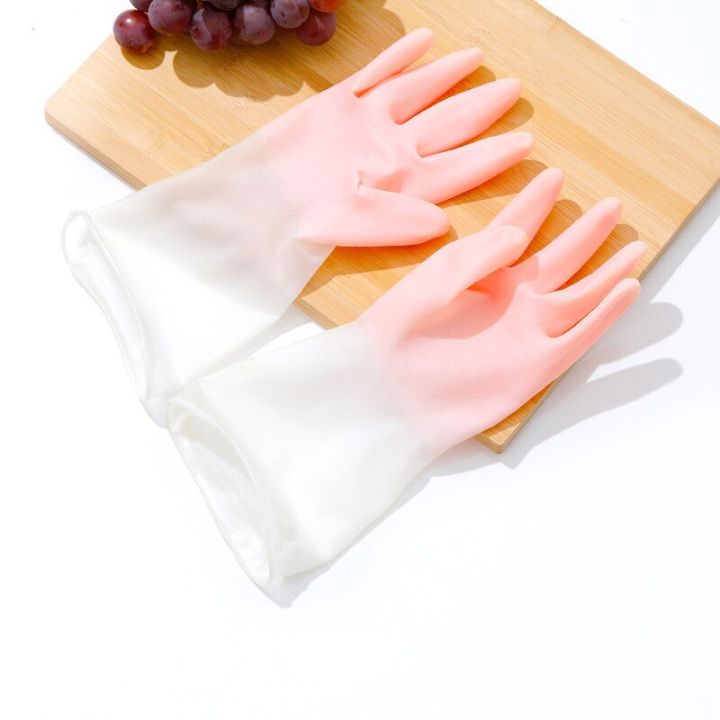 wash-clothes-wash-the-dishes-glove-home-cleaning-waterproof-rubber-women-gloves-thin-housework-brush-bowl-latex-gloves-safety-gloves