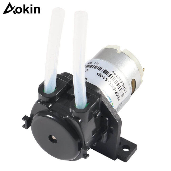 12V DC Dosing Pump Peristaltic Dosing Head Pump with Connector for